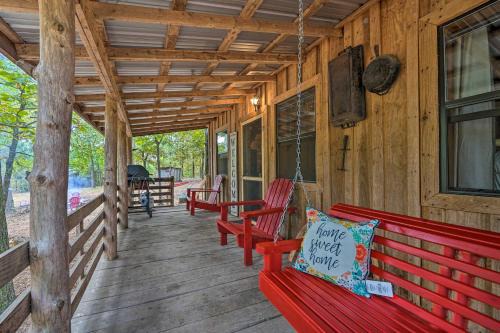 Golden House | Wright City Cabin w/Fire Pit + Forest Views!