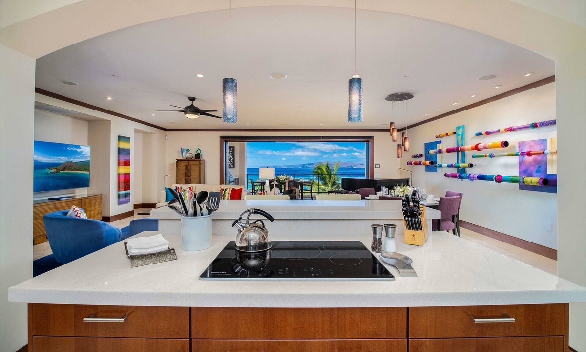 Wailea Villa | XXL 4 BEDROOM MER ET SOLEIL K408 VILLA PANORAMIC OCEAN VIEWS CONTEMPORARY INTERIOR, FRESHLY UPDATED!