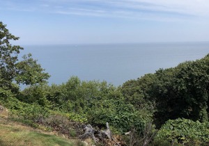 Lodge overlooking Long Island Sound
