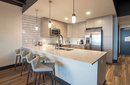 Downtown Buffalo Condo | 2 Bedroom Luxury Bi-Level Condo in Downtown Buffalo - Rooftop Bar, Bowling Alley