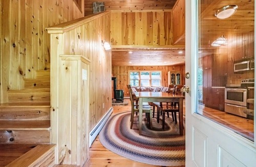 Hanover Ski Chalet | 3 bedroom Lake Chalet with private dock close to Sunday River Ski & Golf resort.