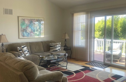 Middletown Condo | 55+ Community: 2B/2Bath condo with balcony and 2-car garage