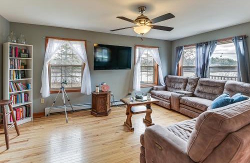 DownEast and Acadia Maine House | 9-Acre Riverfront Home in Milbridge w/Deck & Yard