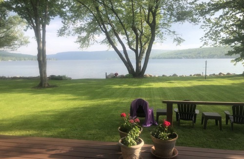 Town of Richmond House | Amazing lakefront home; gorgeous views of the Bristol Hills!