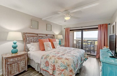 Amelia City Condo | Amelia Surf & Racquet Club Condo B138 | 4th Floor Oceanfront | Pools| Tennis Courts | Sleeps 4