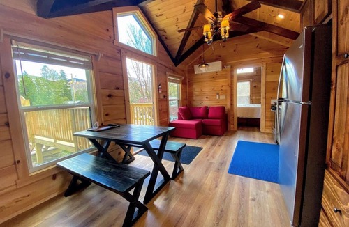 Twin Mountain Cabin | B3 Awesome "Tiny Home" A/C, Mountain Views, Minutes to Skiing, Hiking, Attractions, Dog Friendly!