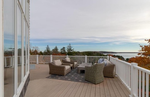 Phippsburg House | Bayfront home with 270-degree views, large deck & porch - near Popham Beach