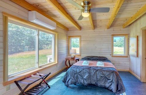 Bowdoinham House | Bayfront home with gorgeous water views, dock, outdoor patio, fireplace
