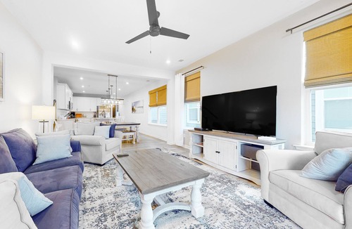 St. Martin House | Bayside Resort home with paid-access resort amenities, washer/dryer, & AC