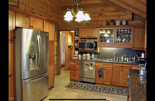 Brant Lake House | Beautiful Brant Lake home with direct lakefront, hot tub and snowmobile access!