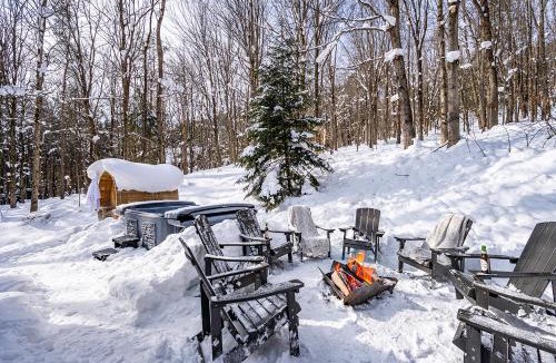 Ellicottville Ski Chalet | Beautiful chalet on 5 acres - 2 min to Village! Hot-Tub, Sauna, Fire Pit!