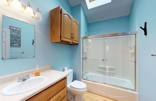 Beaver Cove House | Beautiful Dog-Friendly Cabin with Furnished Deck, Hot Tub, & Pool Table