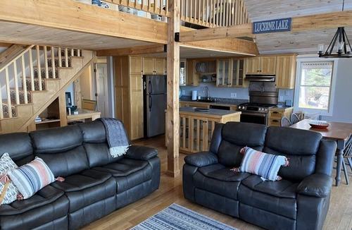 Lucerne-in-Maine House | Beautiful Phillips Lake Home.