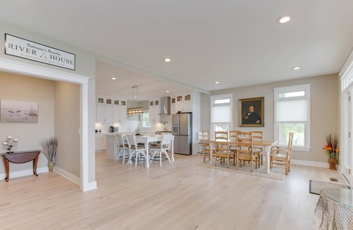 Cobbs Creek House | Beautiful river house with dock and boat house