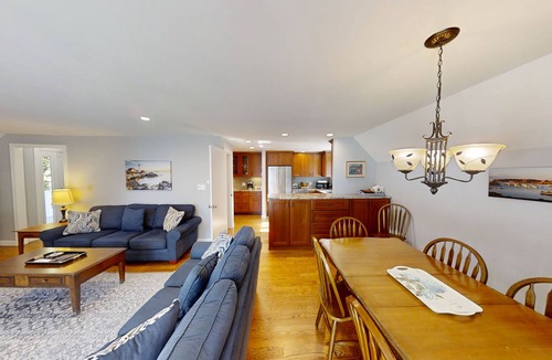 Sebascodegan Island House | Beautiful waterfront home, multiple decks, expansive views, private dock, large yard, and more!