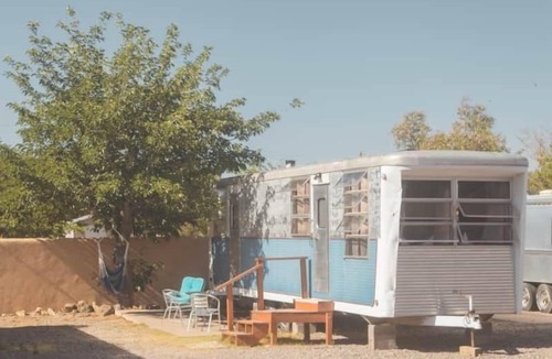 Truth or Consequences House | Blue Belle -Vintage Spartan + Hot Springs