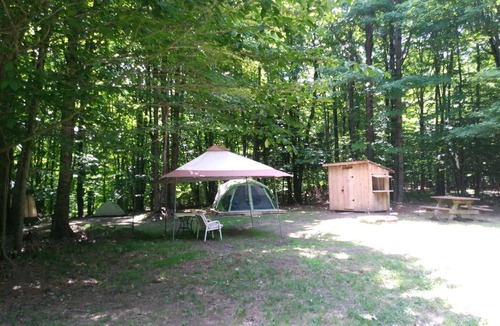 Wellsville RV Rental | Blue Moon - Dark Skies, Spacious, Quiet, Fully Furnished Campsite