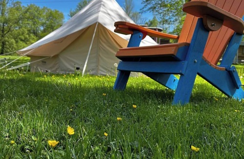 Black Creek RV Rental | Boho Bell Tent Glamping Near Allegany State Park and Ellicottville
