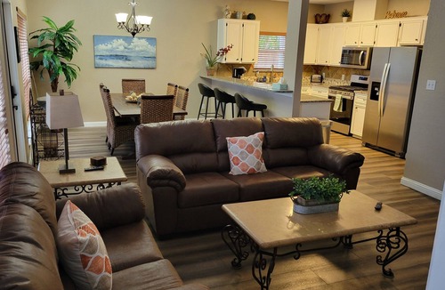 Corpus Christi House | Bottom level canal water front home with spacious deck, boat dock, and parking!