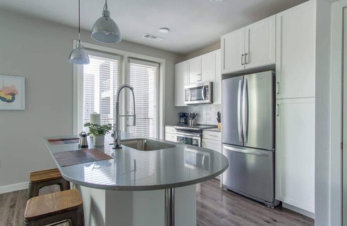 McKinney Apartment | Boulevard Stays Pool Gym Parking 1BR King Suite C