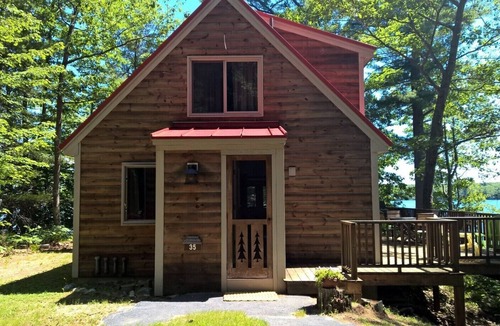 Bridgton Cabin | Bridgton, Maine, Very private Long Lake Waterfront Cabin