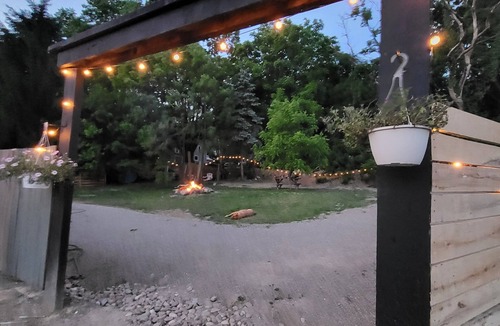 Wales Center Apartment | Carefully crafted 2 bedroom with 2 hot tubs in backyard