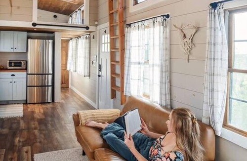New Gloucester House | Cedar Brook Cabin - a modern tiny house in Maine