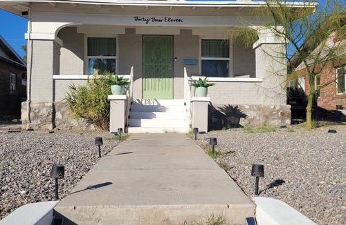 El Paso House | Central location, King Bed with Large Pet Friendly yard
