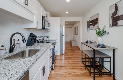 Civil Rights Historic District Condo | Central Suite D - 2 Bedrooms/King Bed/Parking