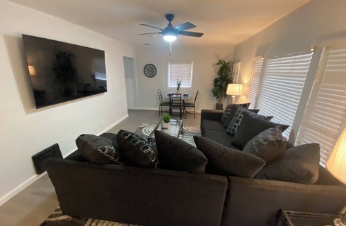Akron House | Charming 3-bedroom, newly renovated modern decor home in Akron,Goodyear Heights