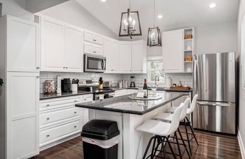 West Columbus House | Charming 4-bedroom home with a pool table, spacious living, & modern kitchen.