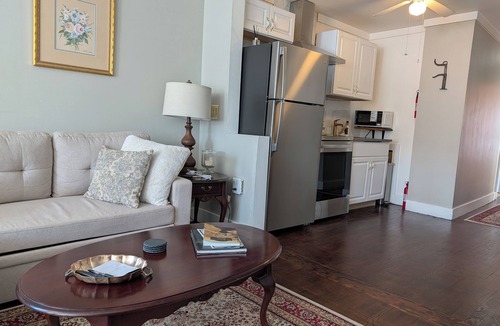 Cobleskill Apartment | Charming Apartment Downtown Cobleskill AC - Coffee Station - Good Night's Sleep