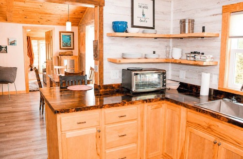 Weeks Mills Cabin | Charming, pet friendly 2-bedroom camp close to multiple lakes for boating