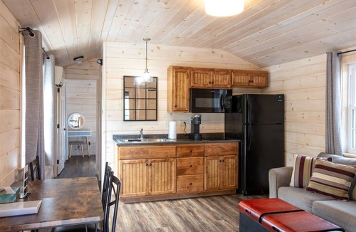 North Sebago Cabin | CHICKADEE - RESORT WITH 12 PROPERTIES. NATURAL POND FOR SWIMMING.