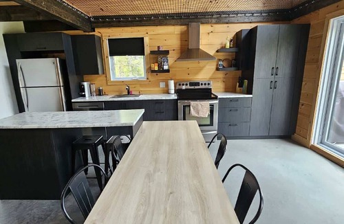 Saint-David-de-Falardeau Ski Chalet | Comfort and River - Le Hamac