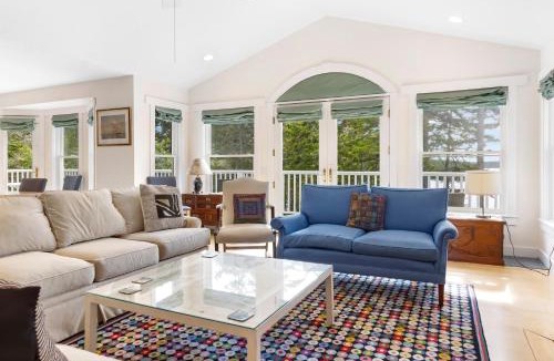 Seal Cove House | Comfortable bayfront home with beautiful views, large deck & on-site tennis