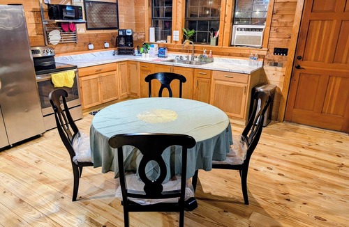 Grand Saline Cabin | Cozy 2-bedroom cabin in entire 2 acres in Grand Saline with Hot Tub,Fire pit &AC