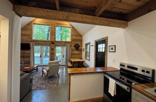 Rockton Cabin | Cozy brand new 2-bedroom cabin in charming Rockton, Pennsylvania with AC.