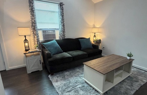 LeBoeuf Township Apartment | Cozy Creek Retreat - Spiral staircase and AC