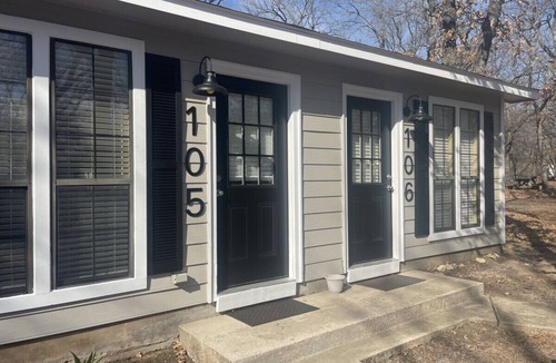 Denison Cabin | Cozy Duplex Style Cabin on Lake Texoma: Cabin 106