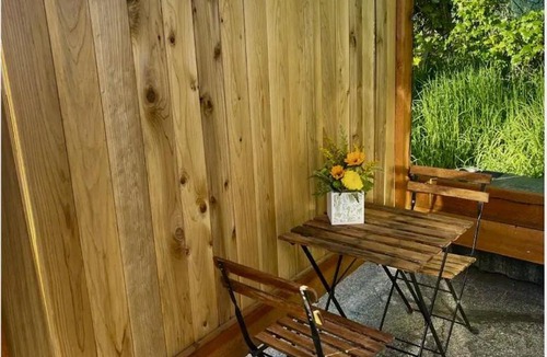 North Salt Lake House | Cozy Glamping Pod Outdoor Kitchen and Shower