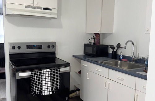 Corning Apartment | Cozy Upstairs Apartment · Private Entrance & Porch · 3 Min Drive to CMOG