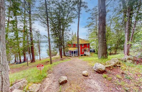 West Bath House | Cozy, Waterfront Cabin-Style Gem with Private Dock and Lovely Views