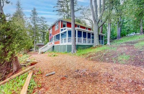 West Bath House | Cozy, Waterfront Cabin-Style Gem with Private Dock and Lovely Views