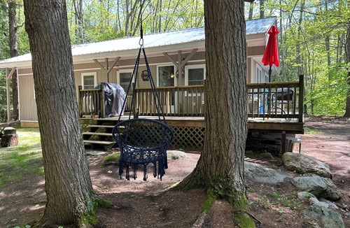 Bridgton Cabin | Cozy waterfront cabin w/AC and Hot Tub; dog friendly - 25% off Memorial Weekend