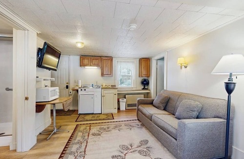 Lincoln Cabin | Cute Riverfront Cabin in Great Location w/Shared Pool, Kitchenette, & Free WiFi