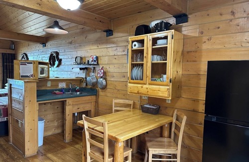 Homer Cabin | Dall Cabin - Cozy retreat with bay views, a shared hot tub, and fire pit!