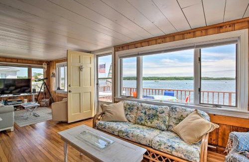 Wareham Center House | Deck & Beach Access: Waterfront Cape Cod Cottage