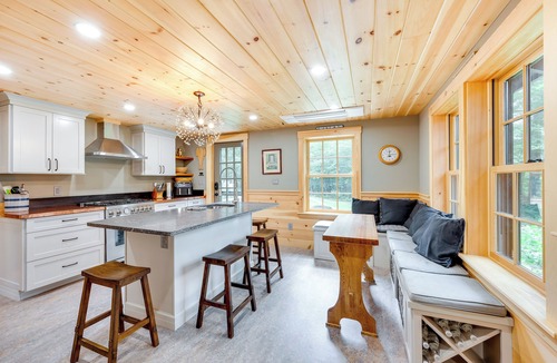 Center Lovell Cottage | Dock & Beach Access! Waterfront Home on Kezar Lake