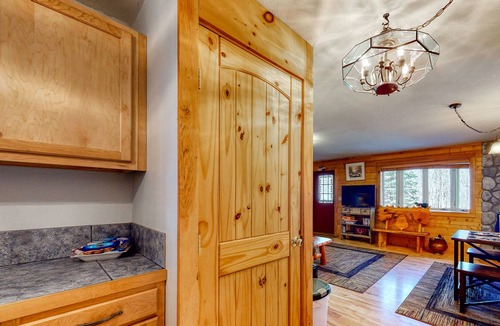 Fryeburg Apartment | Dog-friendly home with fireplace, washer/dryer, patio, cable, & WiFi